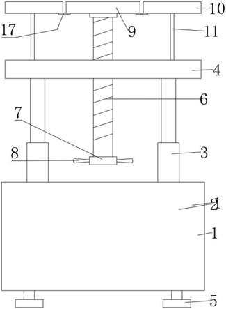 一种集成化建筑施工用支护台的制作方法