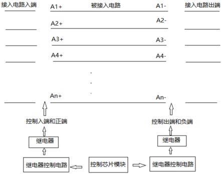 用继电器实现多路选择控制的一种装置