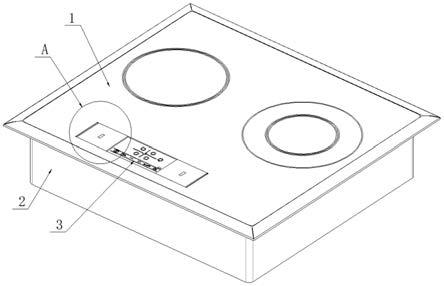 一种船用电灶电器控制面板的制作方法