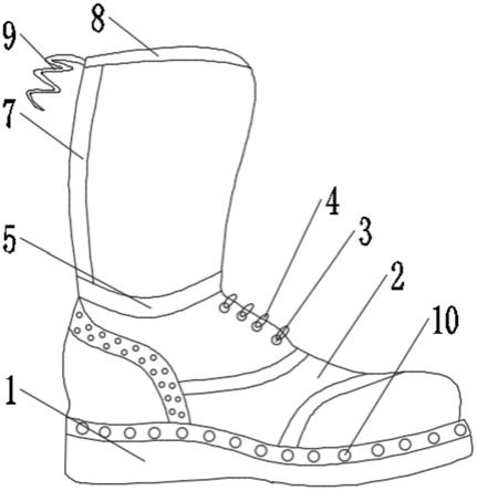 一种防滑绝缘安全鞋的制作方法