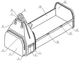 一种一体式高效分体的婴儿床背包的制作方法