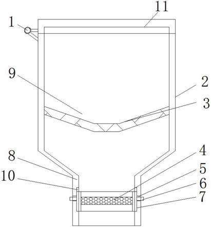 一种纤维材料用螺杆挤压机的进料装置的制作方法