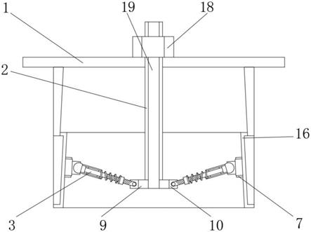 井壁模板支架结构的制作方法