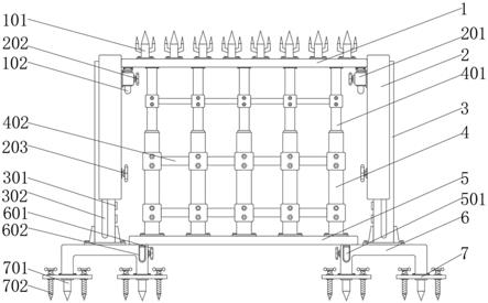 一种建筑施工管理用的安全围栏的制作方法