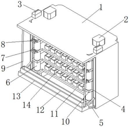 一种用于铸造模具的零件存放架的制作方法