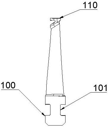 用于测量反动式汽轮机T型叶根叶片的框架式测具的制作方法