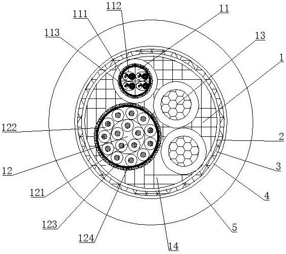 水下高清综合拖链线缆的制作方法