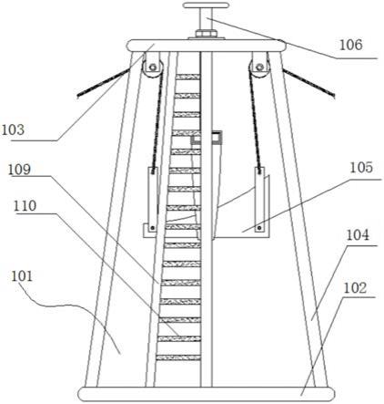 一种用于斜井的钢管溜放装置的制作方法