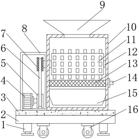 一种建筑砌块制备用石灰破碎机的制作方法