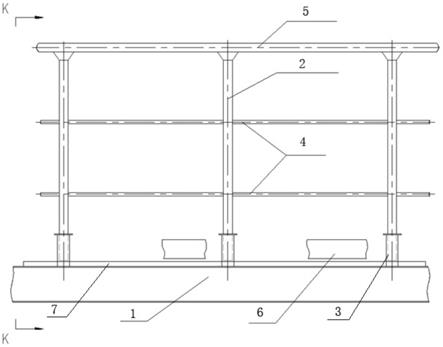 可拆卸式平台用栏杆的制作方法