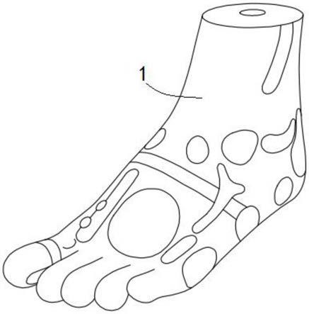 一种对足部进行穴位按摩的教学模型的制作方法