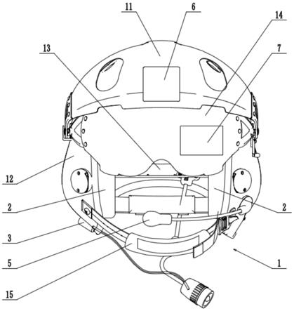 一种具有生理检测功能的通讯式头盔的制作方法