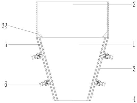 一种铁精矿防堵料仓的制作方法