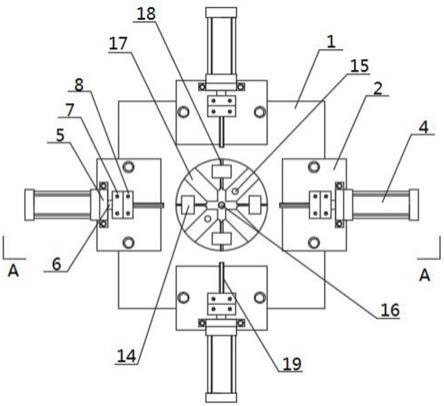 一种花盆底部侧孔冲孔装置的制作方法