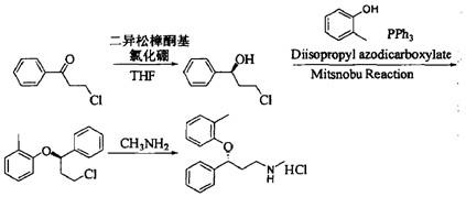 一种盐酸托莫西汀的制备方法与流程