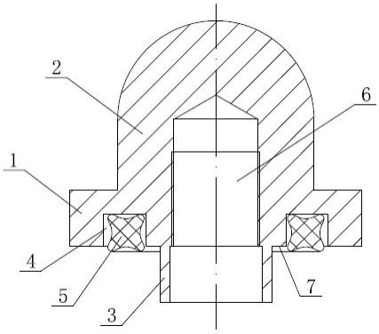 盖形圆头螺母及其与被紧固件的连接结构的制作方法