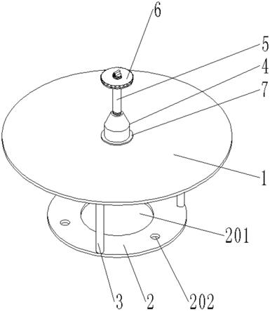 一种汽车轮毂喷涂用改进型托盘的制作方法