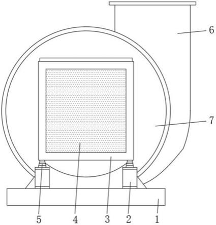 一种水泥制备用煤磨技术用低压损变频排风机的制作方法