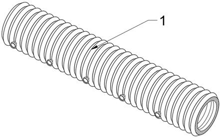 一种埋地用改性聚丙烯(MPP)塑料单璧波纹电缆导管的制作方法