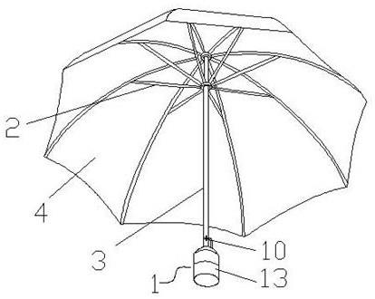 一种新型便携伞的制作方法