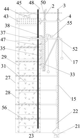 定型化大模板直立薄壁侧墙施工监控系统的制作方法