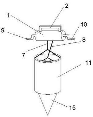 一种岩土工程勘察用钻孔定深取水器