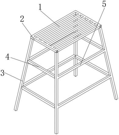 一种建筑铝模专用施工操作平台的制作方法