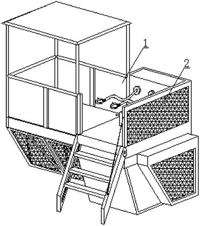 一种具有安全防护功能的建筑施工用平台的制作方法