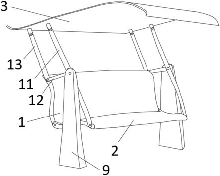 一种多功能折叠长椅的制作方法