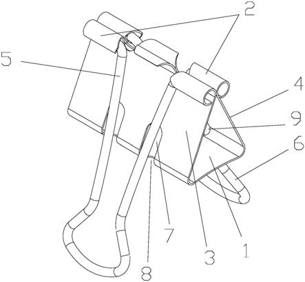 一种省力长尾夹的制作方法