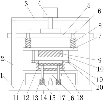 一种航空航天用碳纤维支架的成型模具的制作方法