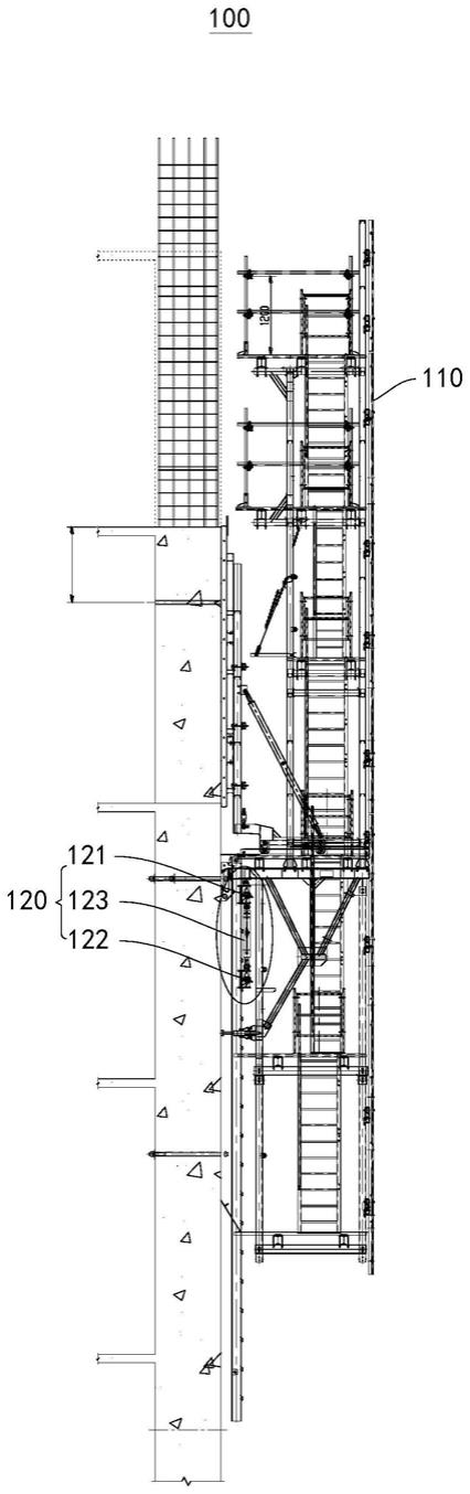 一种用于高层建筑施工的爬模及液压爬模施工工艺的制作方法