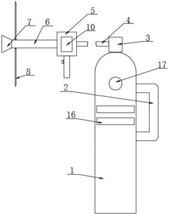 一种固定式水基灭火器的制作方法