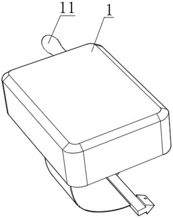 一种可腕带固定的防摔型数字对讲机的制作方法