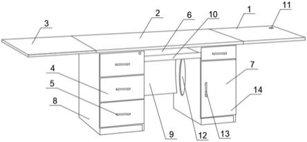 一种新型建筑工程造价用办公工作台的制作方法