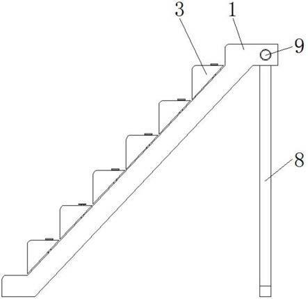 一种建筑用组合式安装的预制楼梯的制作方法