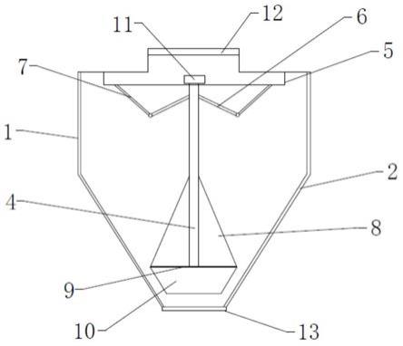 一种粉尘抑制料斗的制作方法