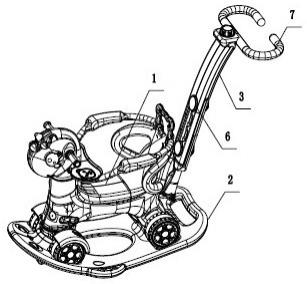 一种儿童摇马的制作方法