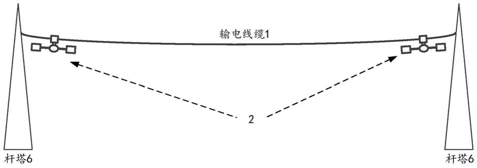 一种输电线缆状态的在线监控装置、方法及设备与流程