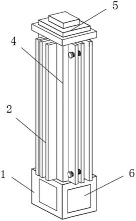 一种建筑围墙拐角处柱体的制作方法