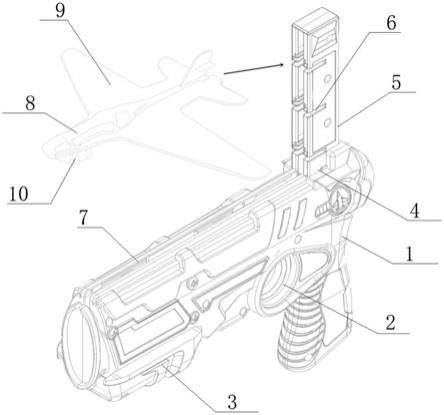 一种多连发玩具飞机枪的制作方法