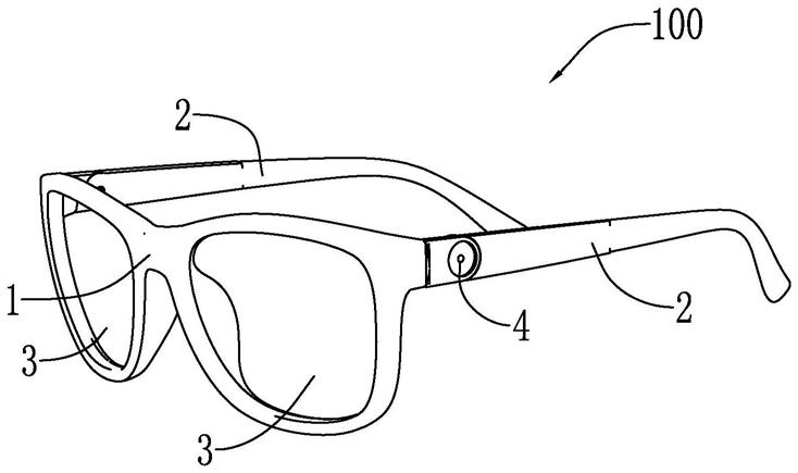 一种连接结构和眼镜的制作方法