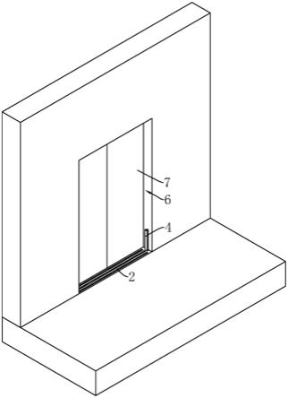 电梯井道防进水结构的制作方法