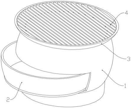 一种火锅桌用食物冷却装置的制作方法