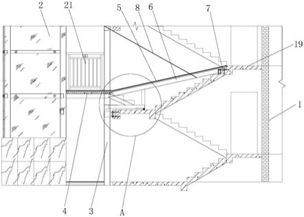 一种既有建筑加装电梯的建筑结构的制作方法