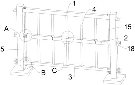一种易于拼接的铁路护栏钢结构的制作方法