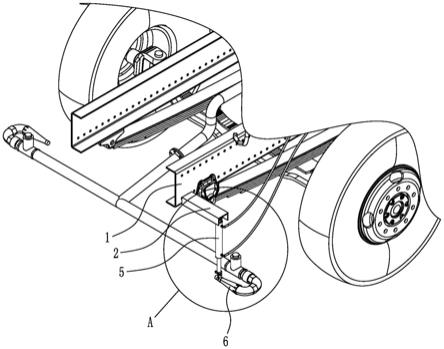 环卫车用三弯前冲自动控制装置的制作方法