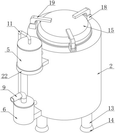 钝化剂反应釜的冷热交换装置的制作方法