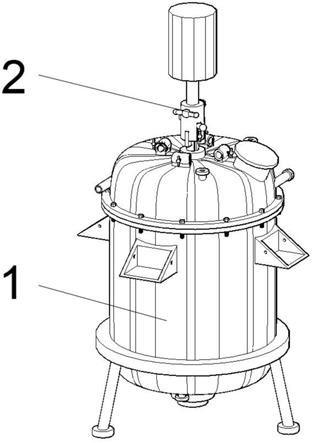 一种可调节的反应釜搅拌装置的制作方法