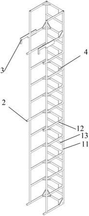 一种沉井钢壳竖缝焊接的爬笼的制作方法